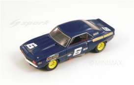 Chevrolet  - 1969 blue/yellow - 1:43 - Spark - s2602 - spas2602 | Toms Modelautos