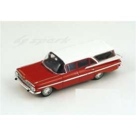 Chevrolet  - 1959 red - 1:43 - Spark - s2905 - spas2905 | Toms Modelautos
