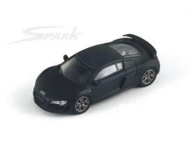 Audi  - Matt Black - 1:87 - Spark - s87131 - spas87131 | Toms Modelautos