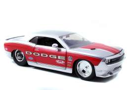 Dodge  - 2010 silver/red - 1:24 - Jada Toys - 96356 - jada96356 | Toms Modelautos