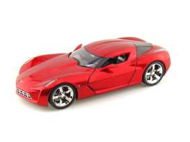 Corvette Chevrolet - 2009 red - 1:18 - Jada Toys - 96326r - jada96326r | Toms Modelautos