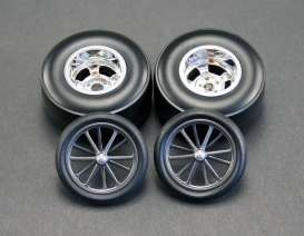 Rims &amp; tires Wheels & tires - chrome - 1:18 - Acme Diecast - acme1800102 | Toms Modelautos