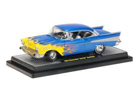 Chevrolet  - 1957 blue/yellow - 1:24 - M2 Machines - 40200-14b - M2-40200-14b | Toms Modelautos