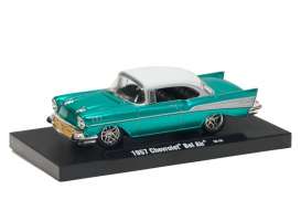 Chevrolet  - 1957 turquoise - 1:64 - M2 Machines - 11228-7-06t - M2-11228-7-06t | Toms Modelautos