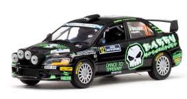 Mitsubishi  - Lancer EVO IX #12  2010 black/bright green - 1:43 - Vitesse SunStar - 43418 - vss43418 | Toms Modelautos