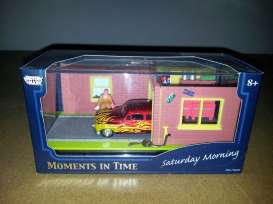 Mercury  - red with flames - 1:64 - Motor Max - 73647 - mmax73647 | Toms Modelautos