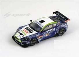 Aston Martin  - 2011 white/blue - 1:43 - Spark - sf027 - spasf027 | Toms Modelautos