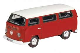 Volkswagen  - red/white - 1:87 - Schuco - 25869 - schuco25869 | Toms Modelautos