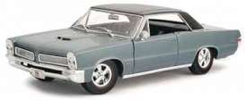 Pontiac  - GTO 1965 blue/black - 1:18 - Maisto - 31885b - mai31885b | Toms Modelautos