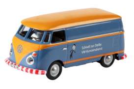 Volkswagen  - blue/orange - 1:87 - Schuco - 25919 - schuco25919 | Toms Modelautos