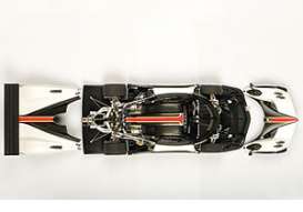 Pagani  - 2009 carbon/white with italian stri - 1:18 - AutoArt - 78262 - autoart78262 | Toms Modelautos