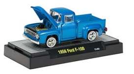 Ford  - 1956 blue - 1:64 - M2 Machines - 31600-DC1-4 - m2-31600-DC1-4 | Toms Modelautos