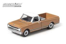 Chevrolet  - 1969 brown/white - 1:64 - GreenLight - 29730-1 - gl29730-1 | Toms Modelautos