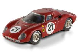Ferrari  - 1964 red - 1:43 - Hotwheels Elite - mvx5509 - hwmvx5509 | Toms Modelautos