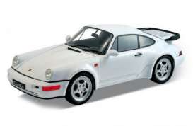 Porsche  - 2009 white - 1:24 - Welly - 24023w - welly24023w | Toms Modelautos