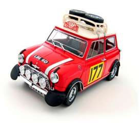 Morris Mini - 1967 red - 1:18 - Kyosho - 8102RR - kyo8102RR | Toms Modelautos
