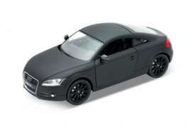 Audi  - 2008 matt black - 1:24 - Welly - 22478mbk - welly22478mbk | Toms Modelautos