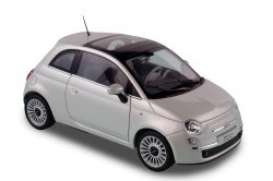 Fiat  - 2007 metallic white - 1:18 - Norev - 187725 - nor187725 | Toms Modelautos