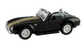 Shelby Cobra - 1965 black/gold - 1:87 - Model Power - mdpu19227 | Toms Modelautos