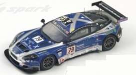Aston Martin  - 2011 blue - 1:43 - Spark - sb022 - spasb022 | Toms Modelautos
