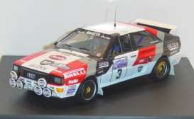 Audi  - 1983 white/red/grey/black - 1:43 - Trofeu - tro1609 | Toms Modelautos