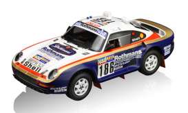 Porsche  - 1986 blue - 1:18 - TrueScale - m121807R - tsm121807R | Toms Modelautos