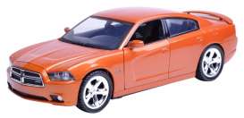 Dodge  - 2011 orange - 1:24 - Motor Max - 73354o - mmax73354o | Toms Modelautos
