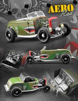 Ford  - 1932 army green - 1:18 - Acme Diecast - gmpg1805022 | Toms Modelautos