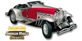 Duesenberg  - 1936 dark grey/silver - 1:18 - ERTL - ertv07962 | Toms Modelautos