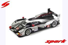 Audi  - R18 2011 silver - 1:18 - Spark - 18LM11 - spa18LM11 | Tom's Modelauto's
