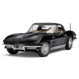 Chevrolet  - 1963 black - 1:24 - Danbury Mint - dm63corvette | Toms Modelautos