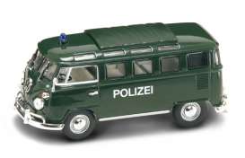 Volkswagen  - 1962 dark green - 1:43 - Yatming - yat43210gn | Toms Modelautos