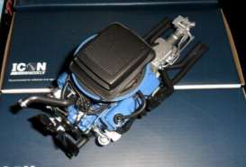 Engine Ford - 2009 grey/blue/black - 1:8 - 1st gear - 1st99-0249 | Toms Modelautos