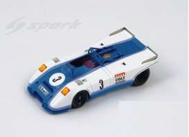 Porsche  - 1971 blue/white - 1:43 - Spark - sf012 - spasf012 | Toms Modelautos