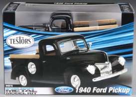 Ford  - 1940 black - 1:24 - Testors - tess640016 | Toms Modelautos