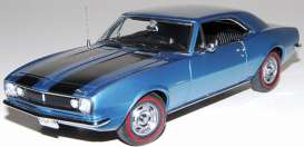 Chevrolet  - 1967 blue - 1:24 - Danbury Mint - dm67camaro | Toms Modelautos