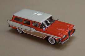 Edsel  - 1958 orange/white - 1:24 - Danbury Mint - dm58bermuda | Toms Modelautos
