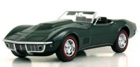 Chevrolet  - 1968 green - 1:24 - Danbury Mint - dm68corvettec | Toms Modelautos