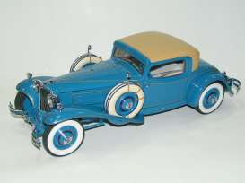 Cord  - 1929 blue - 1:16 - Danbury Mint - dm29cordl29 | Toms Modelautos