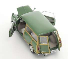 Mini Morris - 1968 green/woody - 1:18 - Kyosho - 8195Ggn - kyo8195Ggn | Toms Modelautos