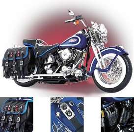 Harley Davidson  - blue - 1:10 - Franklin Mint - FB11YF03 | Toms Modelautos