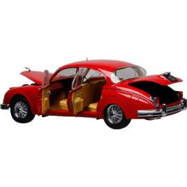 Jaguar  - 1962 carmen red - 1:18 - Model Icons - MI201001A | Toms Modelautos