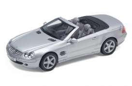 Mercedes Benz  - 2000 silver - 1:24 - Welly - 22437s - welly22437s | Toms Modelautos