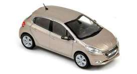 Peugeot  - 2012 beige metallic - 1:43 - Norev - 472801 - nor472801 | Toms Modelautos