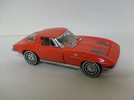 Chevrolet  - 1963 red - 1:24 - Franklin Mint - FB11PX67 | Toms Modelautos