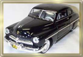 Mercury  - 1949 blue - 1:24 - Classic Metal Works - cmw10103 | Toms Modelautos