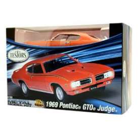 Pontiac  - 1969 orange - 1:24 - Testors - tess641006 | Toms Modelautos