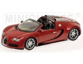 Bugatti  - 2010 red/red - 1:18 - Minichamps - 100110832 - mc100110832 | Toms Modelautos