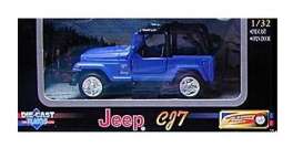 Jeep  - blue - 1:32 - New Ray - newray54183b | Toms Modelautos