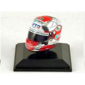 Helmet  - silver/red - 1:8 - Spark - hlm002 - spahlm002 | Toms Modelautos